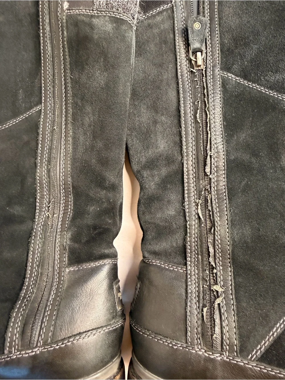 The North Face Snowtropolis tall black boots